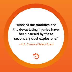 secondary dust explosion quote