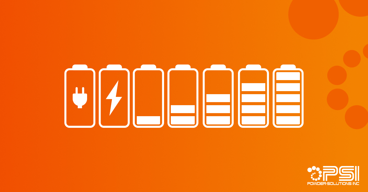 Battery charge levels infographic